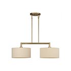 Livex Lighting 52262-48 Bellingham 2-lumières 60W Feuille d'or antique Lustre