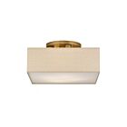 Livex Lighting 52273-48 Summit 4-lumières 40W Feuille d'or antique Plafonnier Semi Encastré