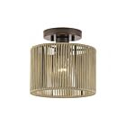 Livex Lighting 53141-92 Acordia 1-lumière 40W Bronze anglais Plafonnier Semi Encastré