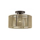 Livex Lighting 53142-92 Acordia 1-lumière 40W Bronze anglais Plafonnier Semi Encastré
