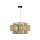 Livex Lighting 53155-92 Acordia 5-lumières 40W Bronze anglais Suspendu