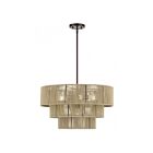 Livex Lighting 53156-92 Acordia 6-lumières 40W Bronze anglais Suspendu
