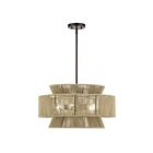 Livex Lighting 53165-92 Florell 5-lumières 40W Bronze anglais Suspendu