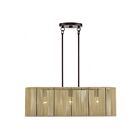 Livex Lighting 53193-92 Goldiemesh 3-lumières 40W Bronze anglais Lustre