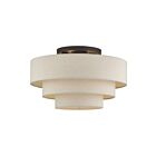 Livex Lighting 58876-07 Bellingham 4-lumières 40W Bronze Plafonnier Semi Encastré