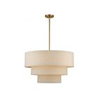 Livex Lighting 58878-48 Bellingham 5-lumières 60W Feuille d'or antique Suspendu