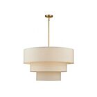 Livex Lighting 58879-48 Bellingham 8-lumières 60W Feuille d'or antique Suspendu