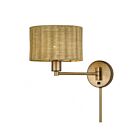 Livex Lighting 60034-48 Weavington 1-lumière 40W Feuille d'or vieillie Lampe murale
