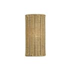 Livex Lighting 60035-48 Weavington 1-lumière 40W Feuille d'or antique Appliques murales d'intérieur