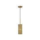 Livex Lighting 60040-48 Weavington 1-lumière 40W Feuille d'or antique Suspendu
