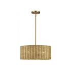 Livex Lighting 60043-48 Weavington 3-lumières 40W Bronze Suspendu