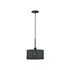 Livex Lighting 60113-04 Weavington 1-lumière 40W Noir Suspendu