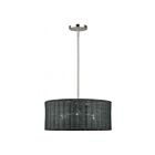 Livex Lighting 60114-91 Weavington 3-lumières 40W Nickel brossé Suspendu