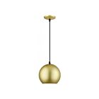 Livex Lighting 60278-33 Kuppola 12W Accents or pâle et noir Suspendu