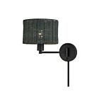 Livex Lighting 60439-04 Weavington 1-lumière 40W Noir Lampe murale