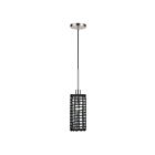 Livex Lighting 60451-91 Twinewell 1-lumière 40W Nickel brossé Suspendu