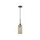 Livex Lighting 60461-07 Twinewell 1-lumière 40W Bronze Suspendu