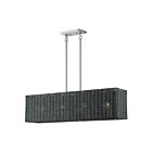 Livex Lighting 60553-91 Weavington 4-lumières 40W Nickel brossé Lustre
