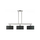 Livex Lighting 60554-91 Weavington 3-lumières 40W Nickel brossé Lustre
