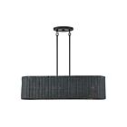 Livex Lighting 60556-04 Weavington 4-lumières 40W Noir Lustre