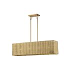 Livex Lighting 60583-48 Weavington 4-lumières 40W Feuille d'or antique Lustre