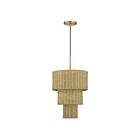 Livex Lighting 60595-48 Weavington 2-lumières 40W Feuille d'or antique Suspendu