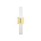Livex Lighting 10102-02 Aero 2-Lumières 120W Laiton poli Luminaire de vanité