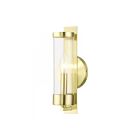 Livex Lighting Castleton 10141-12 60W 1-Lumière Laiton satiné Applique Murale