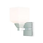Livex Lighting Aragon 10281-05 100W 1-Lumière Chrome poli Applique Murale