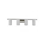 Livex Lighting 1334-05 Astoria 4-Lights 400W Chrome poli Luminaire de vanité
