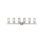 Livex Lighting 14126-91 Industro 6-Lights 360W Nickel brossé Luminaire de vanité
