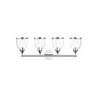 Livex Lighting 14134-05 4-lumières 240W Chrome poli Luminaire de vanité