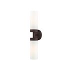 Livex Lighting 15072-07 Aero 2-Lights 120W Bronze Luminaire de vanité
