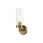 Livex Lighting Ludlow 16171-01 60W 1-Lumière Laiton antique Applique Murale