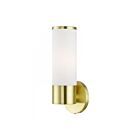 Livex Lighting Lindale 16561-12 60W 1-Lumière Laiton satiné Applique Murale