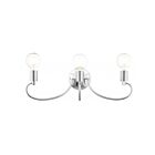Livex Lighting 16583-05 Bari 3-Lights 180W Chrome poli Luminaire de vanité