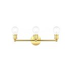Livex Lighting Lansdale 16713-02 3-Lumières 180W Laiton poli Luminaire de vanité