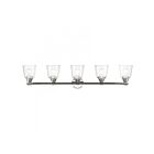Livex Lighting 16785-05 Catania 5-Lights 300W Chrome poli Luminaire de vanité
