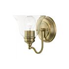 Livex Lighting Moreland 16931-01 1-Lumière 60W Laiton antique Luminaire de vanité