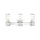 Livex Lighting 17143-05 Quincy 3-Lights 180W Chrome poli Luminaire de vanité