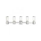 Livex Lighting 17145-05 Quincy 5-Lights 300W Chrome poli Luminaire de vanité