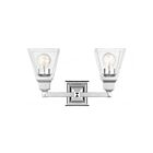 Livex Lighting 17172-05 Mission 2-Lights 200W Chrome poli Luminaire de vanité