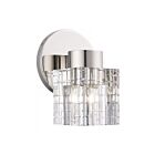 Livex Lighting Rotterdam 17371-35 60W 1-Lumière Nickel poli Applique Murale