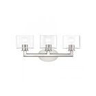 Livex Lighting 17913-91 3-lumières 180W Nickel brossé Luminaire de vanité
