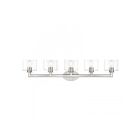 Livex Lighting 17915-91 5-lumières 300W Nickel brossé Luminaire de vanité