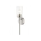 Livex Lighting Whittier 18081-91 60W 1-Lumière Nickel brossé Applique Murale