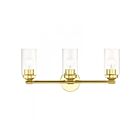 Livex Lighting 18083-02 Whittier 3-Lights 180W Laiton poli Luminaire de vanité