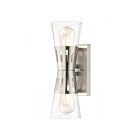 Livex Lighting 18172-91 2-lumières 120W Nickel brossé Applique murale