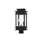 Livex Lighting 2015-04 2-lumières 120W Noir Lanterne de poteau extérieure