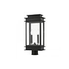 Livex Lighting 2017-04 2-lumières 120W Noir Lanterne de poteau extérieure